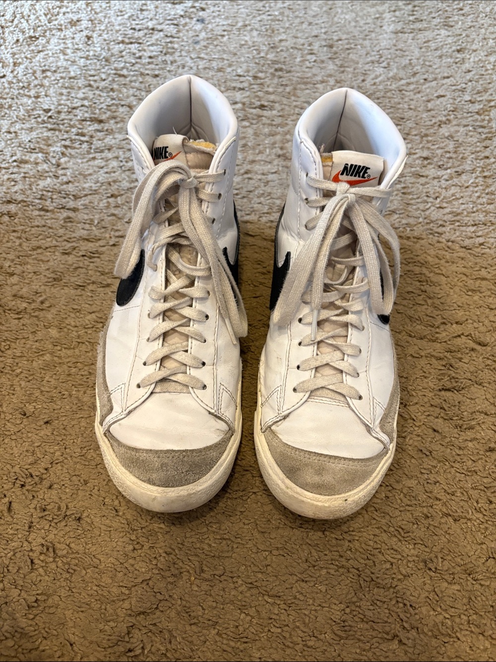 Nike Blazers White High-Top Sneakers